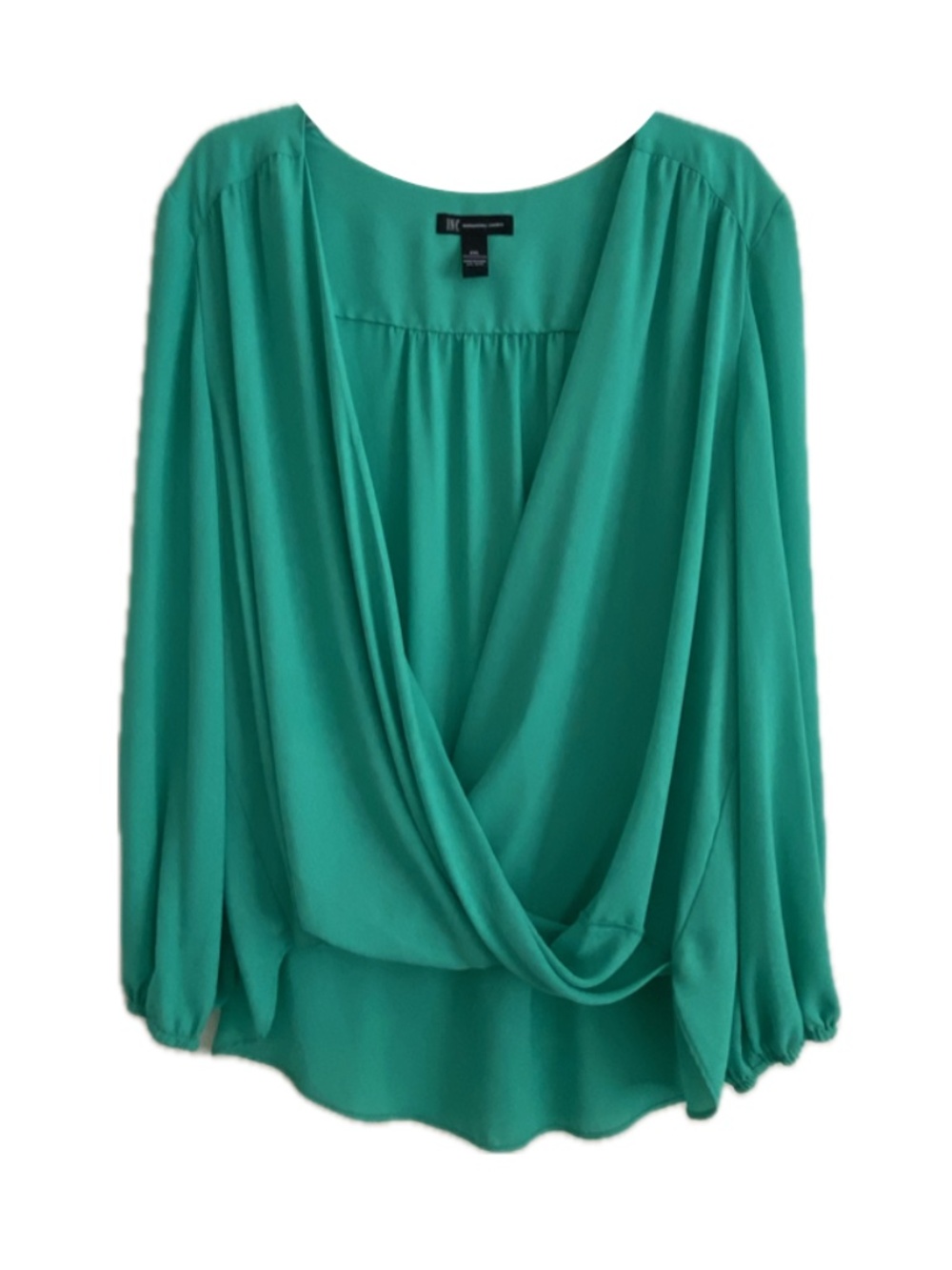 I.N.C. International Concepts Surplice Blouse Size: XXL